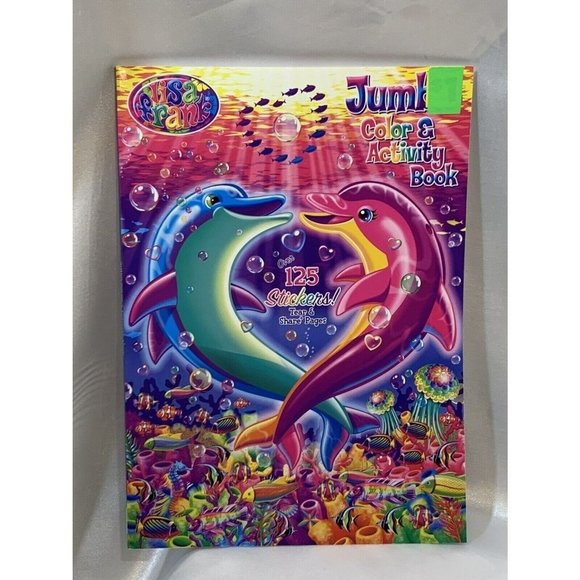 Lisa Frank | Toys | Lisa Frank Jumbo Color Activity Book 25 Stickers ...